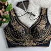 Tew Heavy Pure Soft Roman Silk Embroidery Work Blouse Collection Wholesale Online